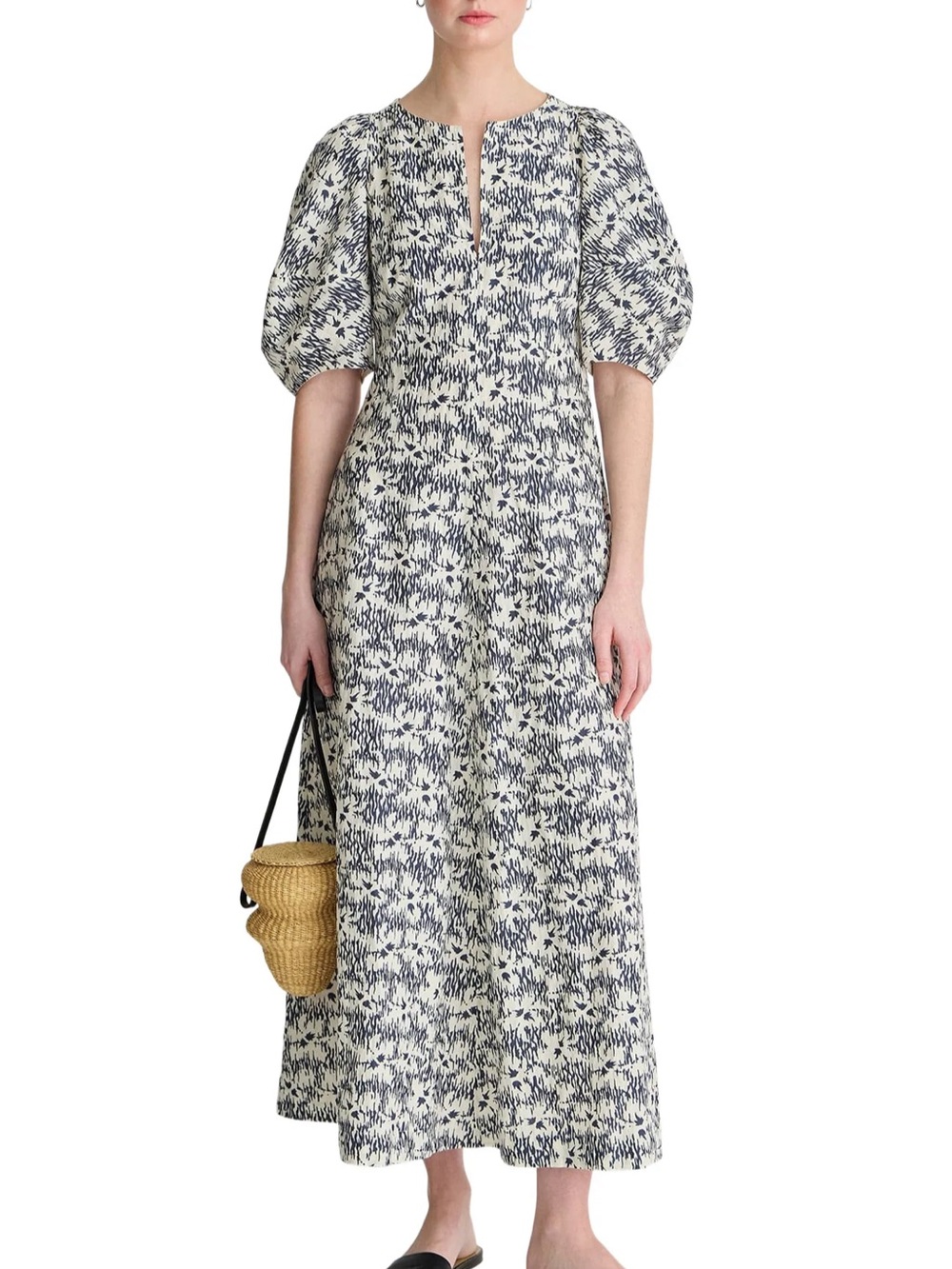 Apiece Apart Sculpted Sabina Maxi Tropical Midnight Size 4
